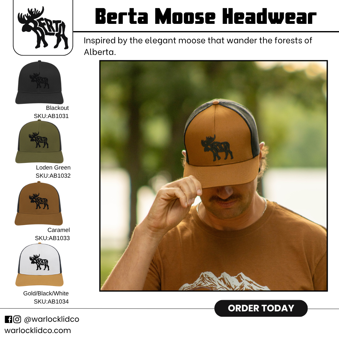 Berta Moose Headwear | Warlock Lid Co | Adjustable Snapback