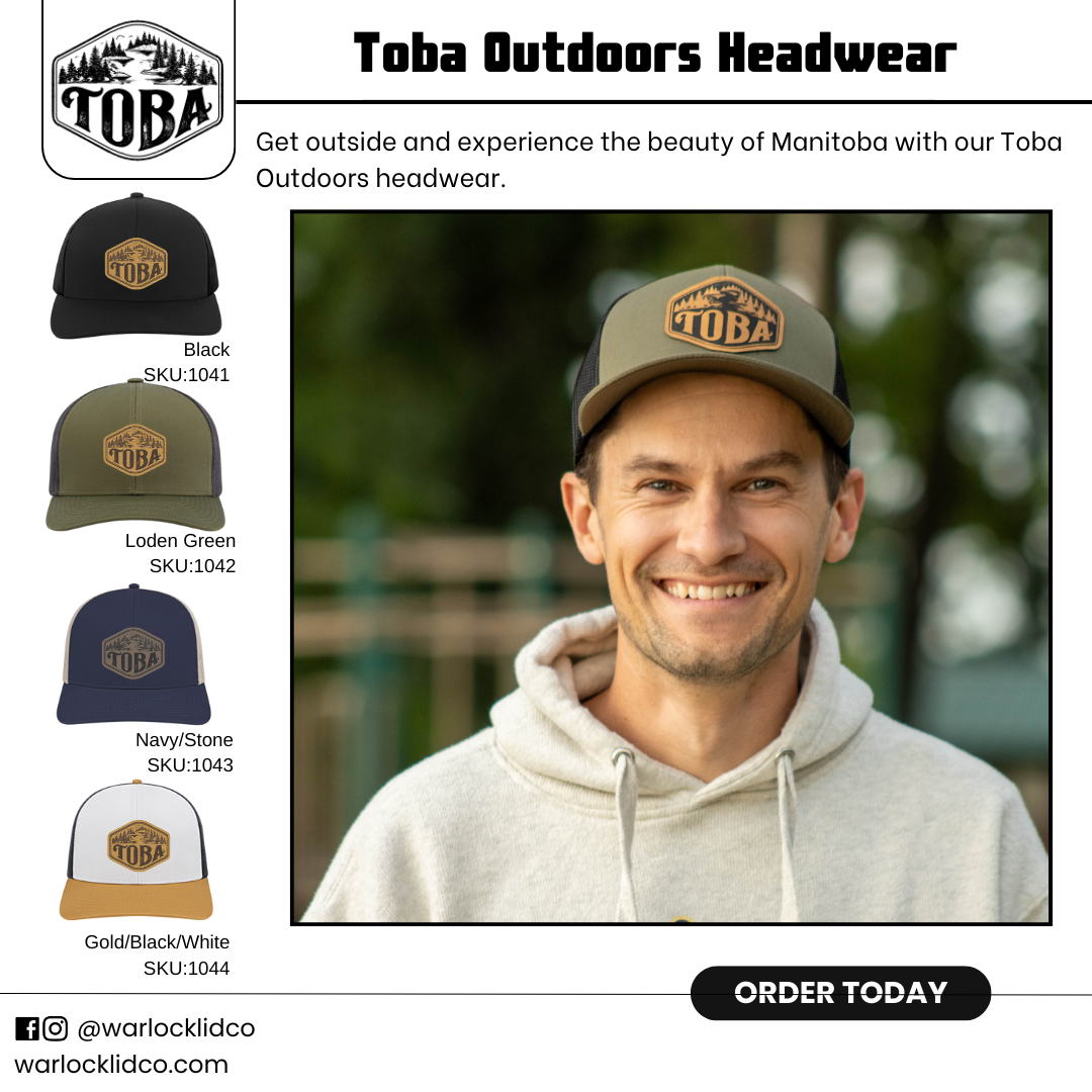 Toba Outdoors Snapback Hats | Warlock Lid Co | Adjustable Trucker Cap