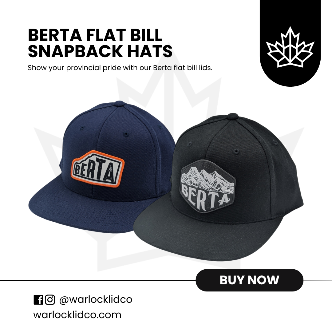 Berta Flat Bills Warlock Lid Co Adjustable Meshback