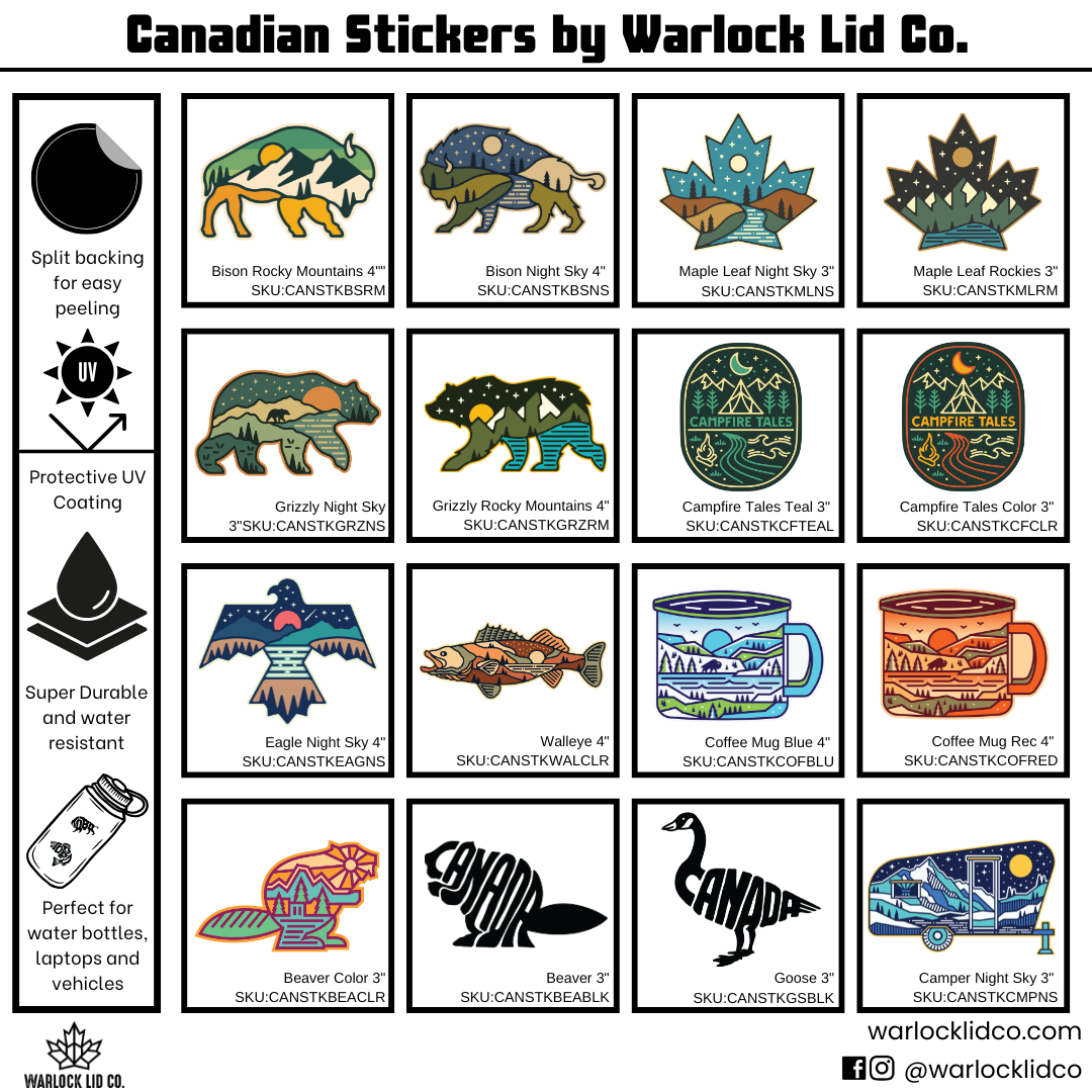 More Canadian Stickers