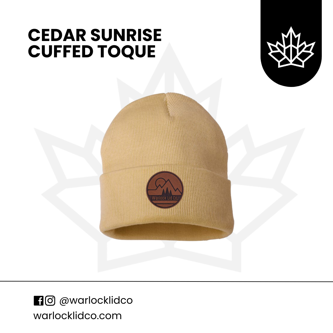 Cedar Sunrise Toque | Warlock Lid Co