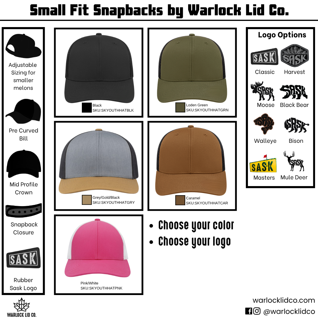 Sask Small Fit Snapbacks