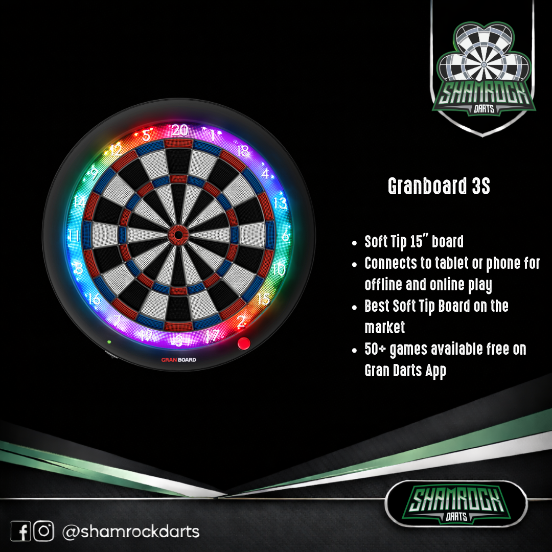 Granboard 3s Electronic Soft Tip Dart Board – Warlock Lid Co
