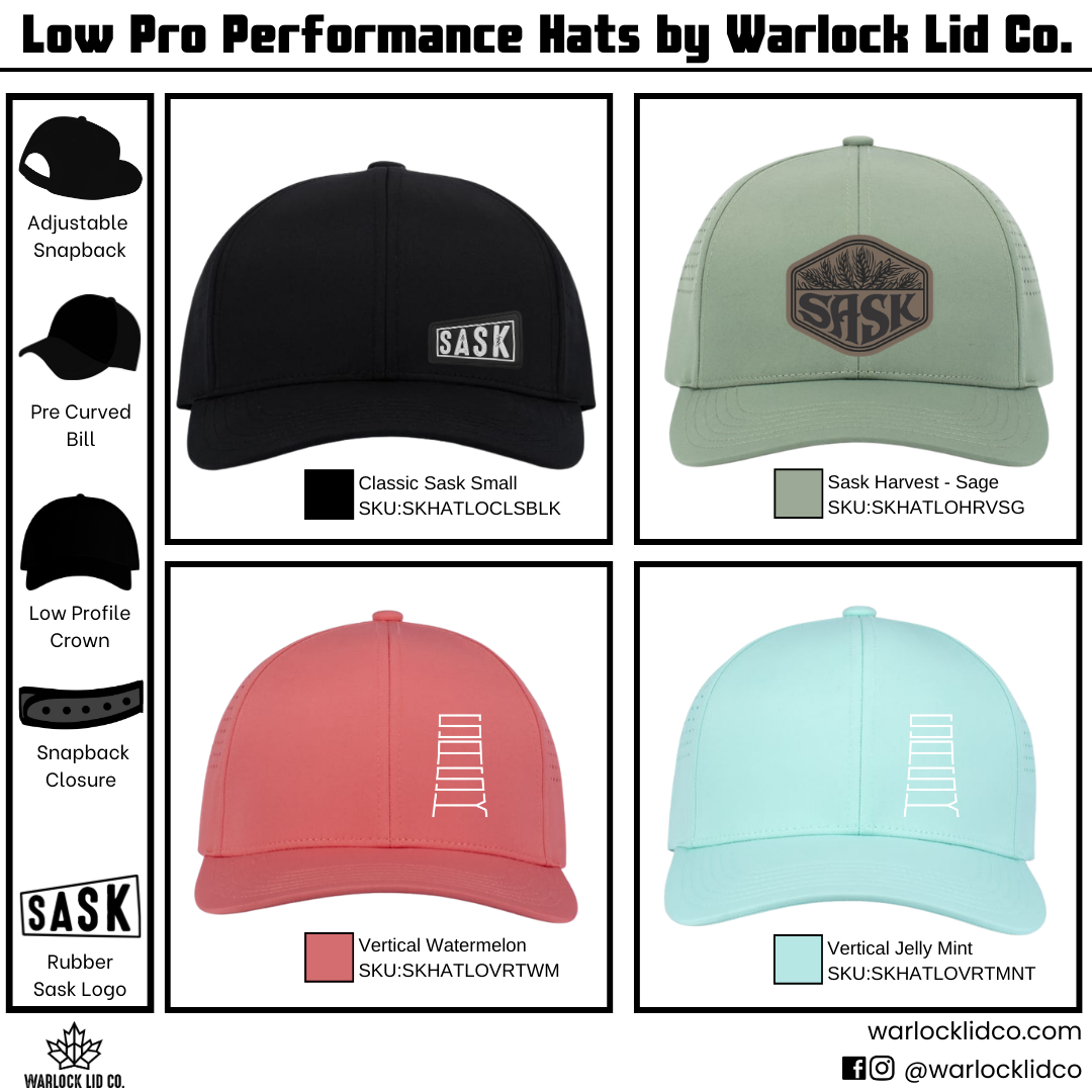 Sask Low Profile Performance Headwear