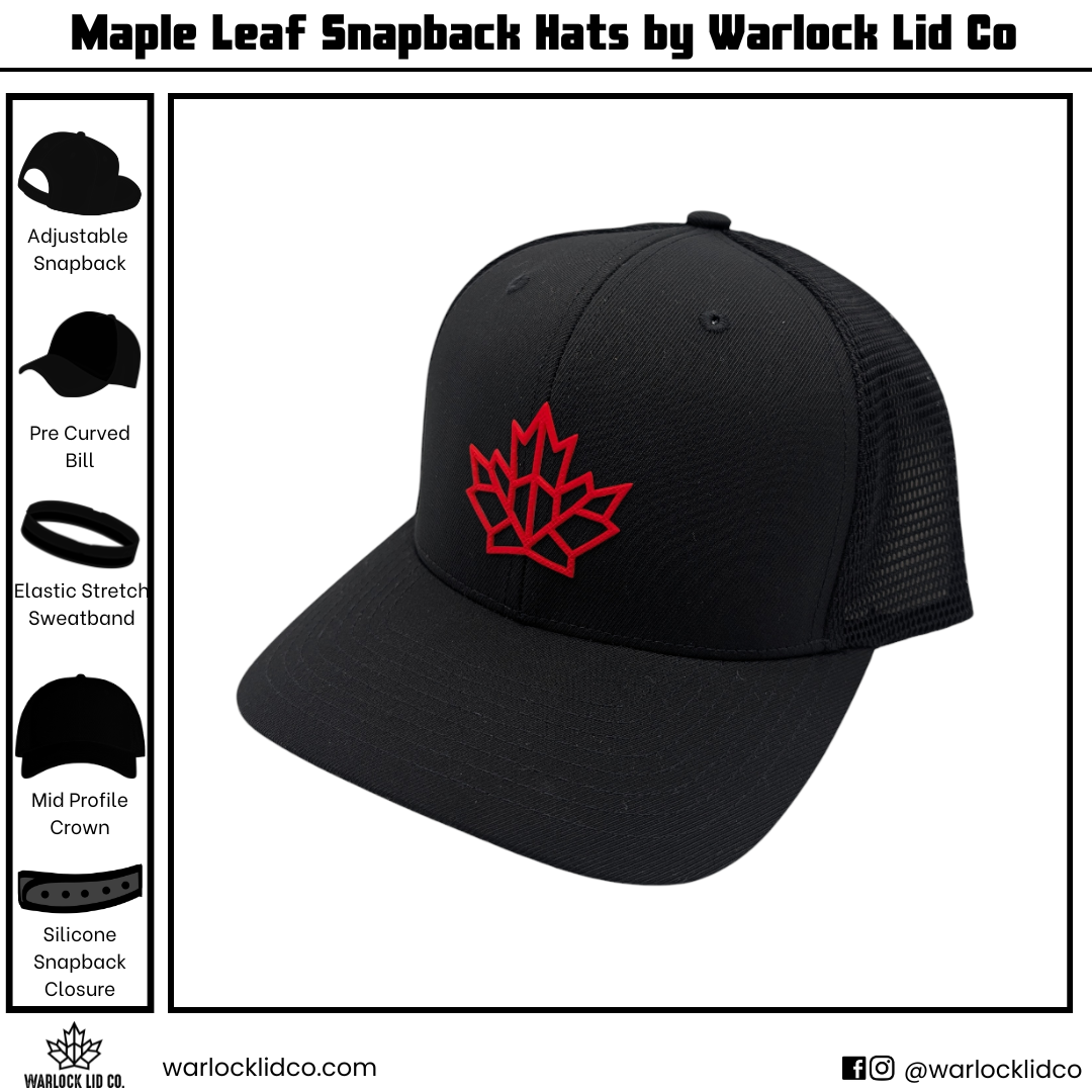 Maple Leaf Snapback Hats