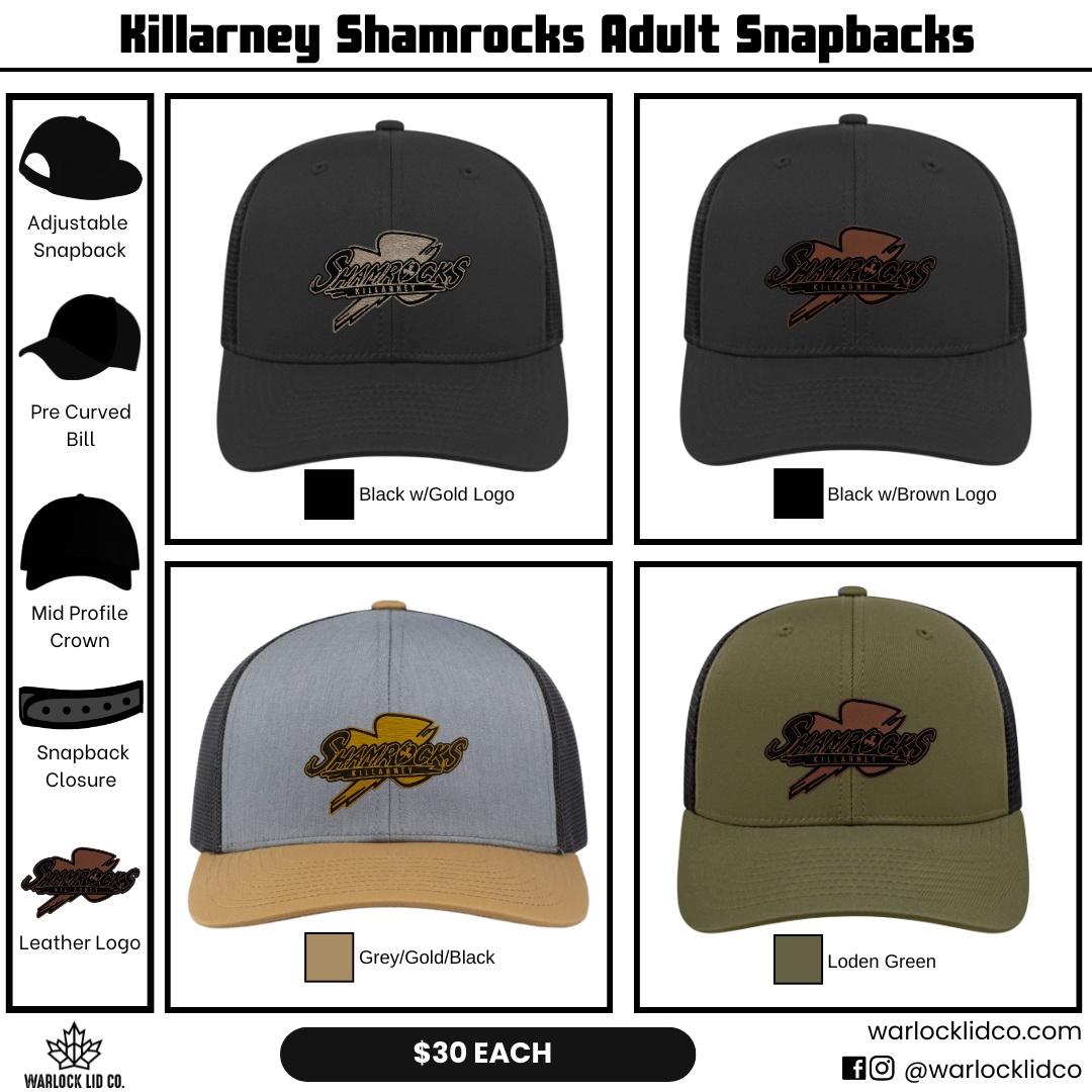 Killarney Shamrocks Adult Snapbacks