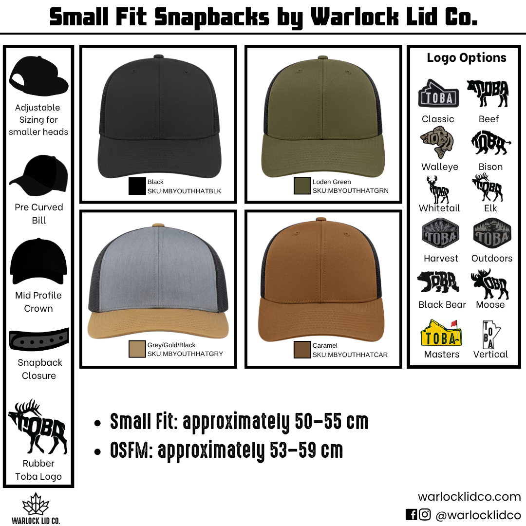 Toba Small Fit Snapbacks