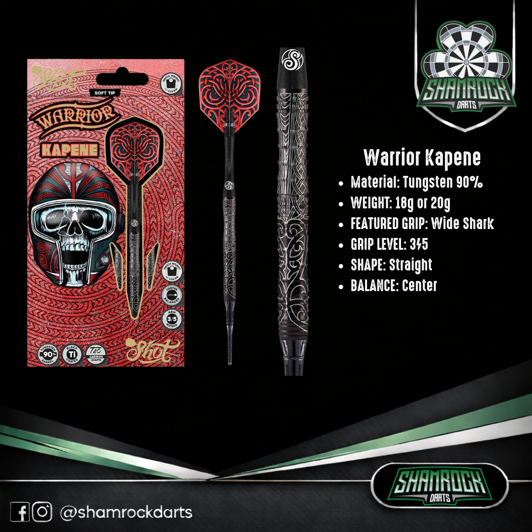 Warrior Kapene - Soft Tip Dart Set