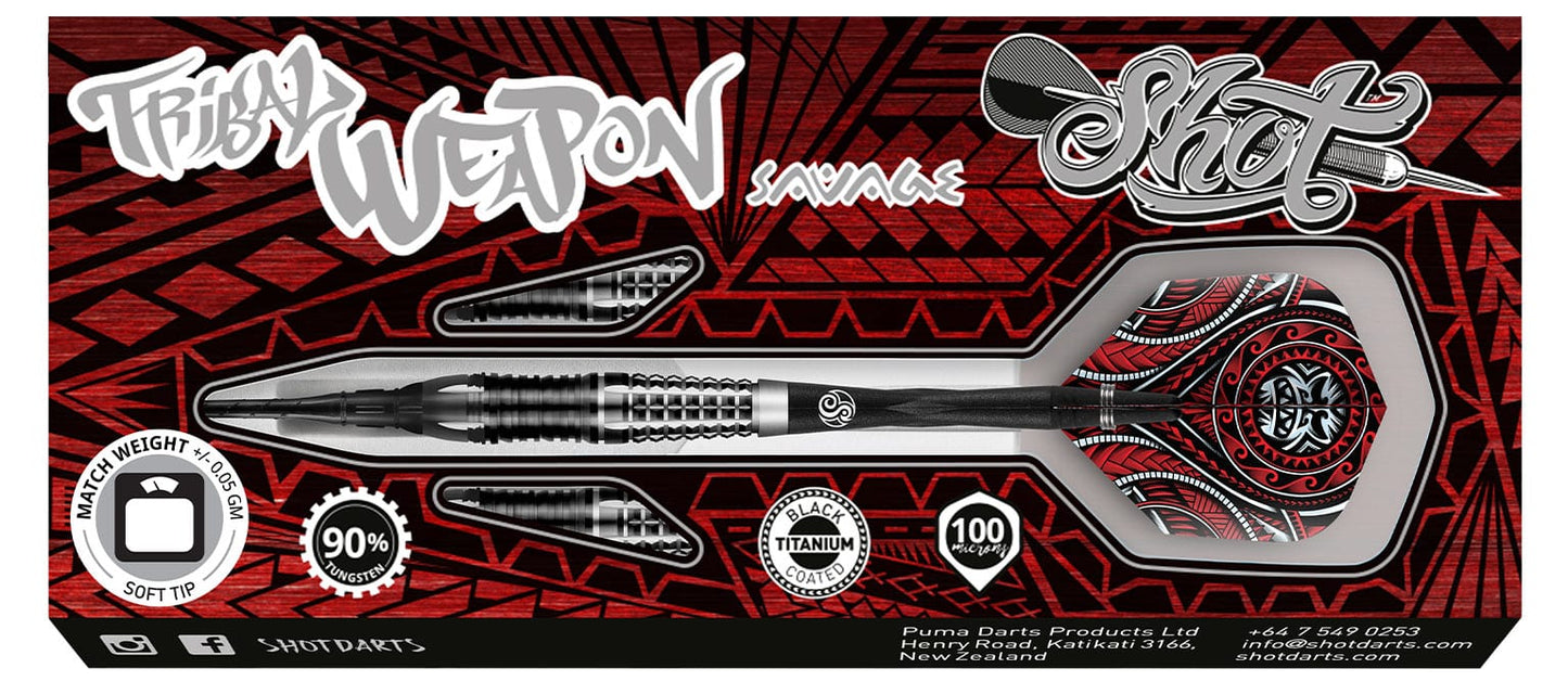 Tribal Weapon Savage - Soft Tip Dart Set