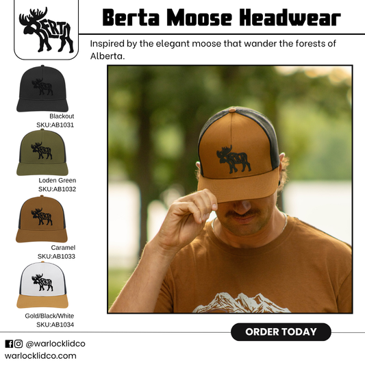 Berta Moose Headwear | Warlock Lid Co | Adjustable Snapback