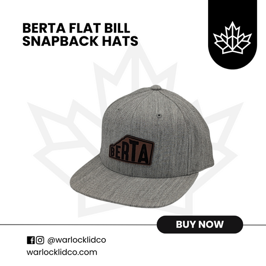 Berta Flat Bills | Warlock Lid Co | Adjustable Meshback