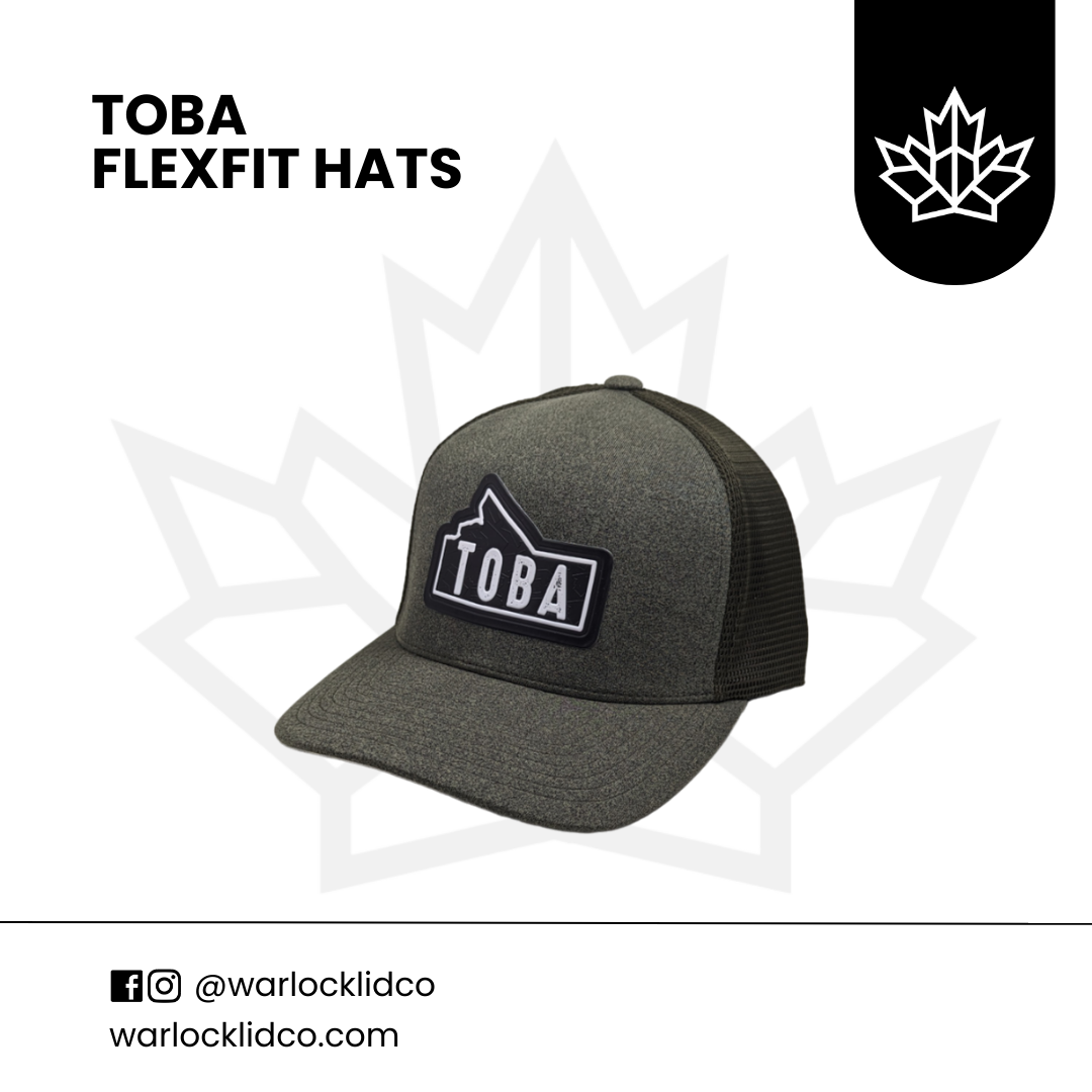 Toba Flexfit Hats | Warlock Lid Co | Fitted Meshback