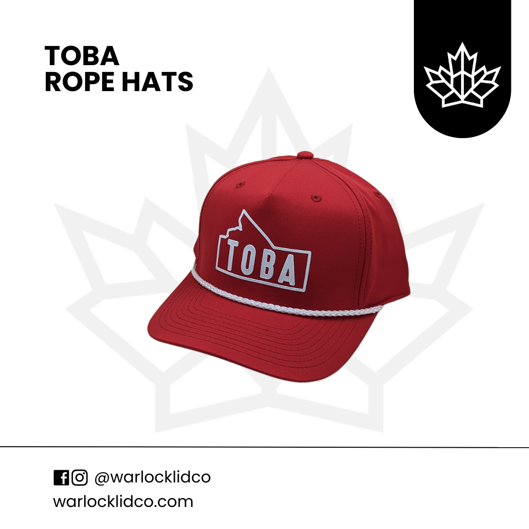 Toba Rope Hats | Warlock Lid Co | Adjustable Snabpack Cap