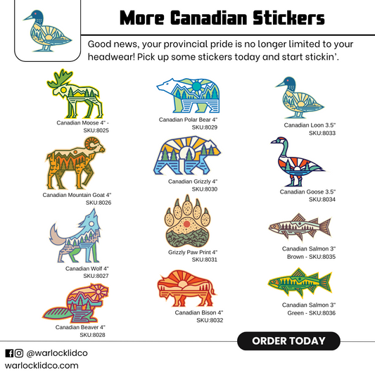 More Canadian Stickers