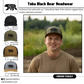 Toba Black Bear Snapback Hats  | Warlock Lid Co | Adjustable Cap