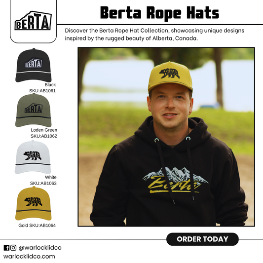 Berta Rope Hats | Warlock Lid Co | Adjustable Snapback Cap