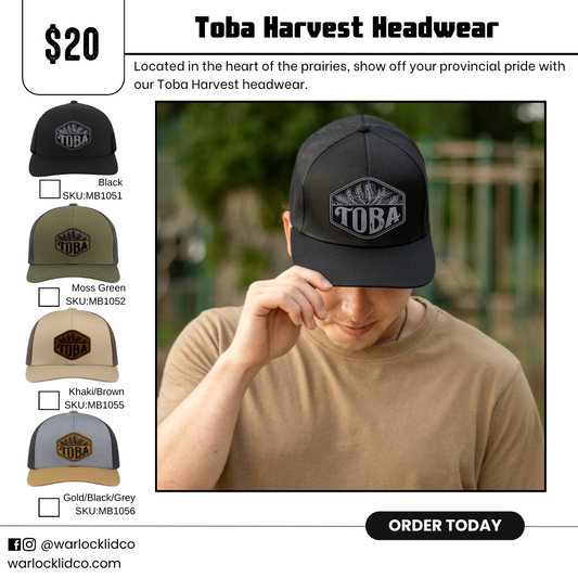 Toba Harvest Snapback Hats  | Warlock Lid Co | Adjustable Cap