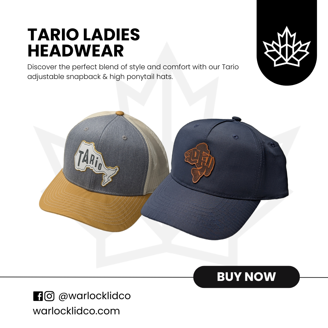 Tario Ladies Hats | Warlock Lid Co | Adjustable Snapback | High Ponytail | Lake of the Woods