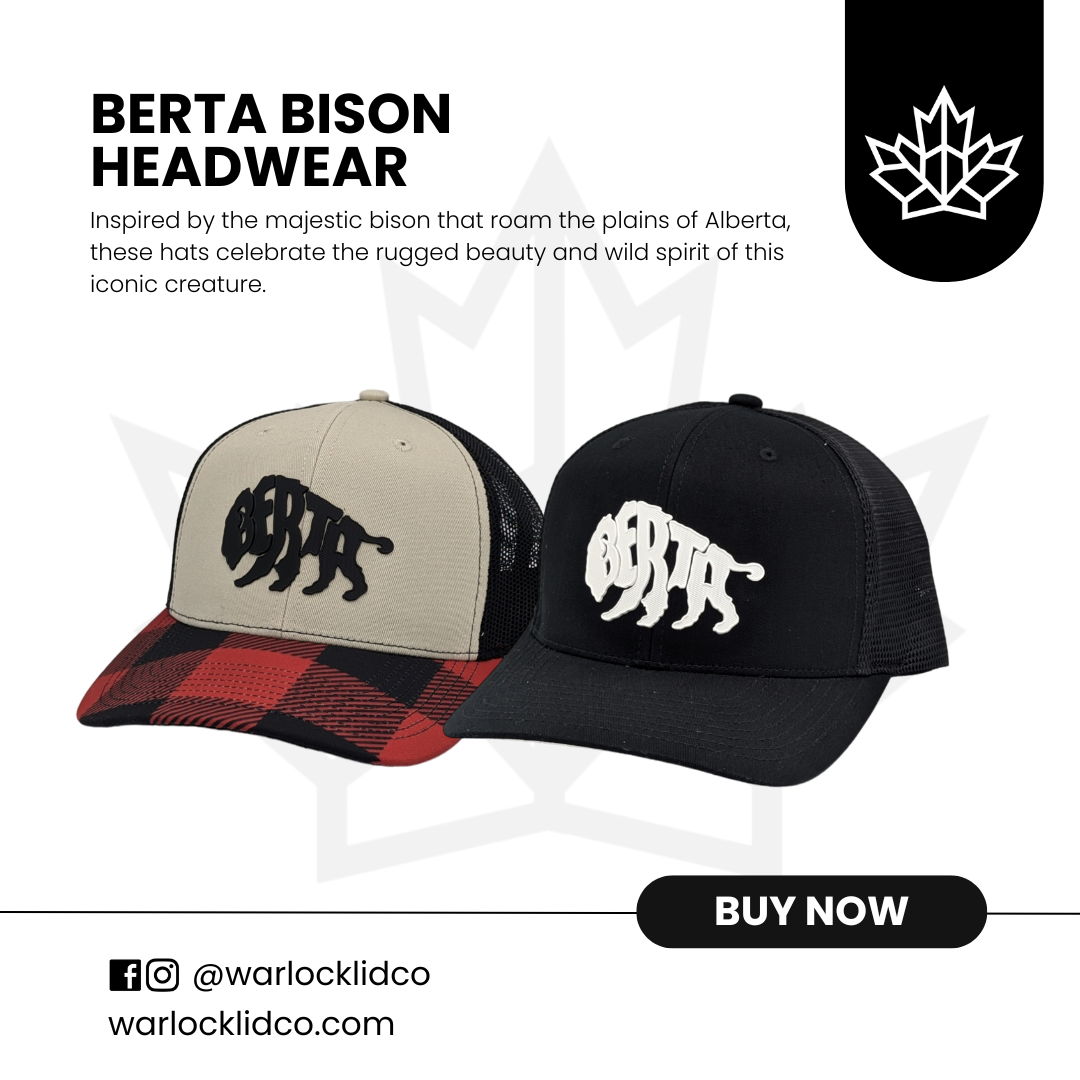 Berta Bison Headwear | Warlock Lid Co | Adjustable Snapback