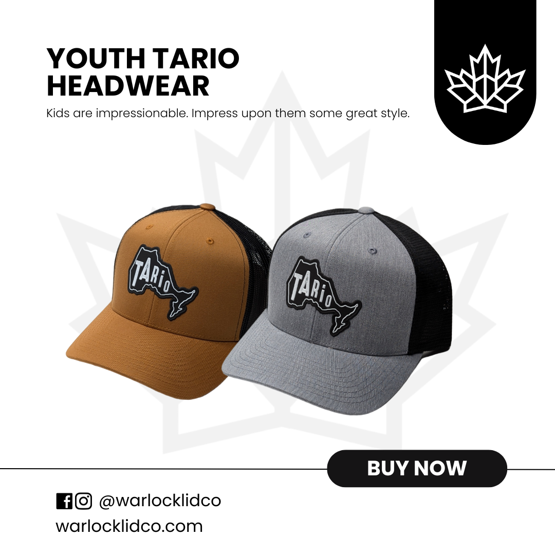 Youth Tario Hats | Warlock Lid Co | Lake Of The Woods | Adjustable Snapback