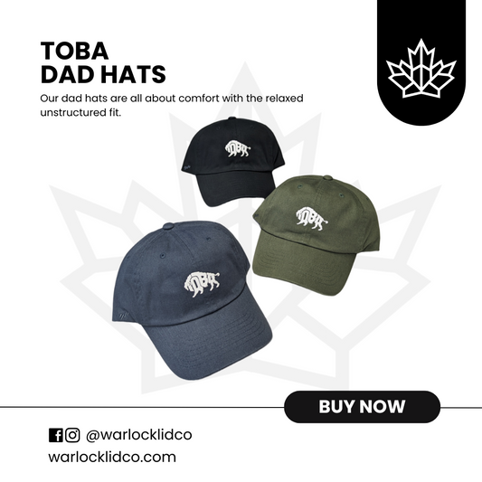 Toba Dad Hats | Warlock Lid Co | Unstructured Cap