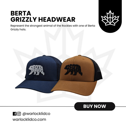 Berta Grizzly Headwear | Warlock Lid Co | Adjustable Snapback