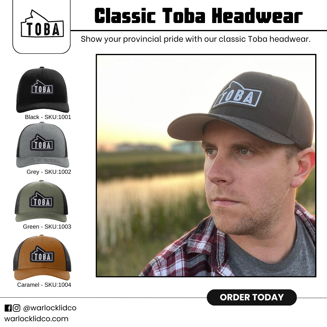 Toba Classic Snapback Hats  | Warlock Lid Co | Adjustable Trucker Cap