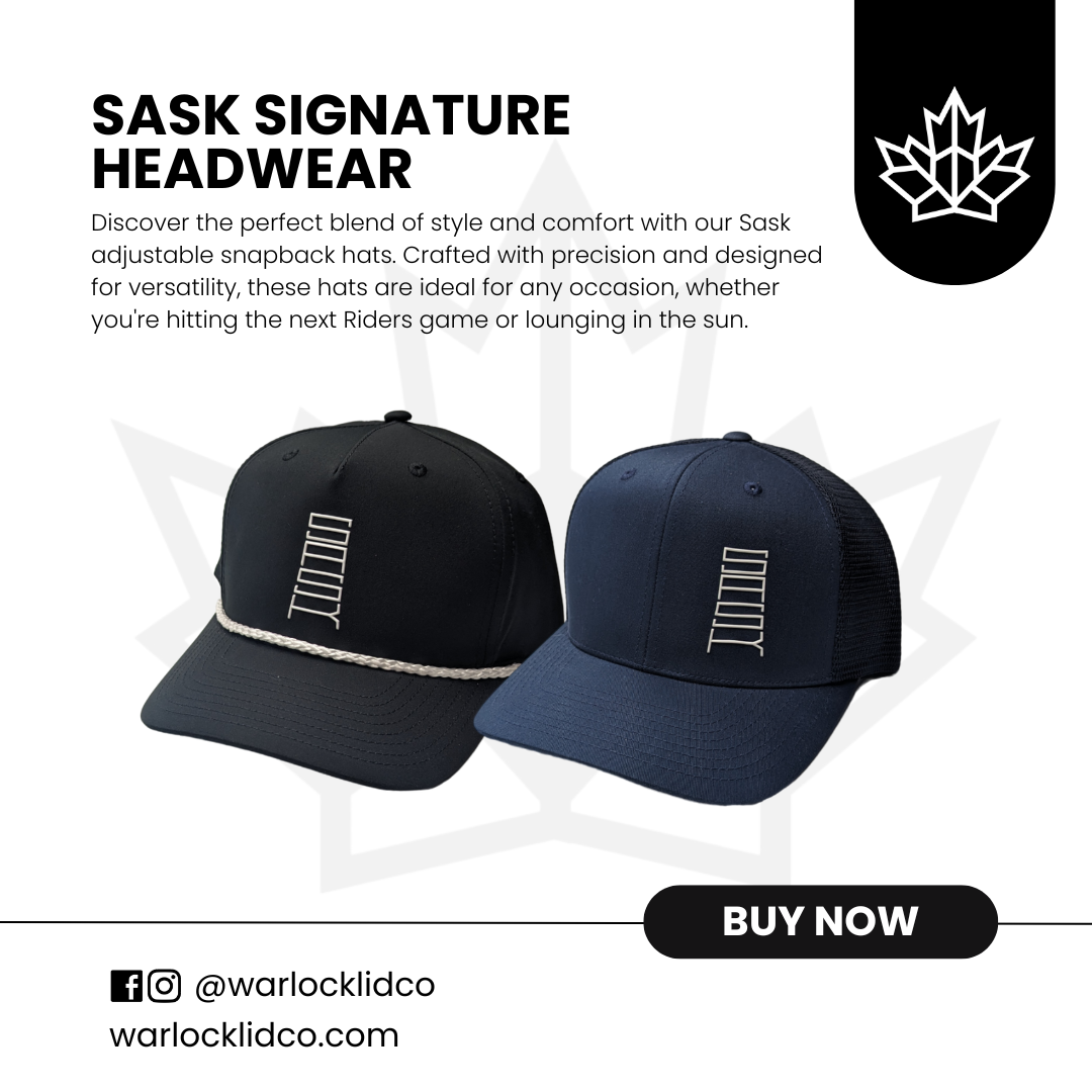 Sask Signature Snapback Hats | Warlock Lid Co