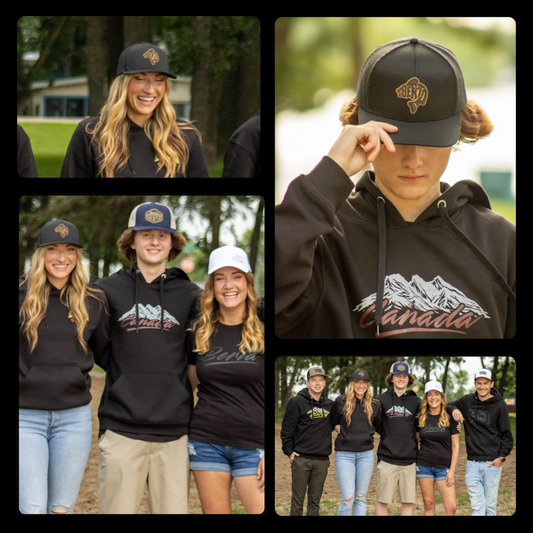 Berta Walleye Snapback Hats