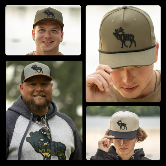 Toba Elk Snapback Hats
