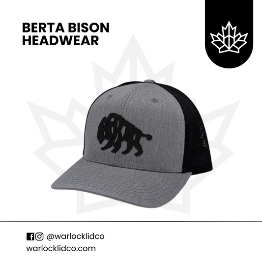 Berta Bison Headwear | Warlock Lid Co | Adjustable Snapback