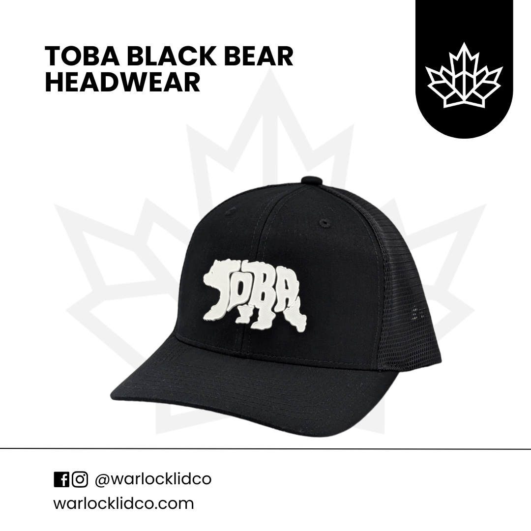 Toba Black Bear Snapback Hats Warlock Lid Co Adjustable Cap Plaid