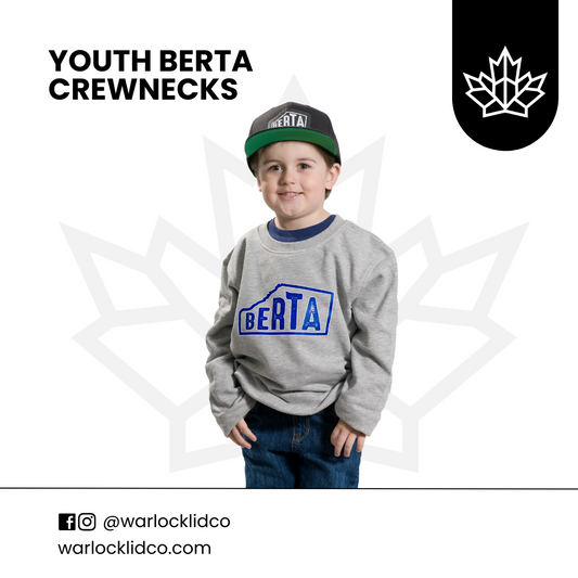 Youth Berta Crewneck Sweaters | Warlock Lid Co