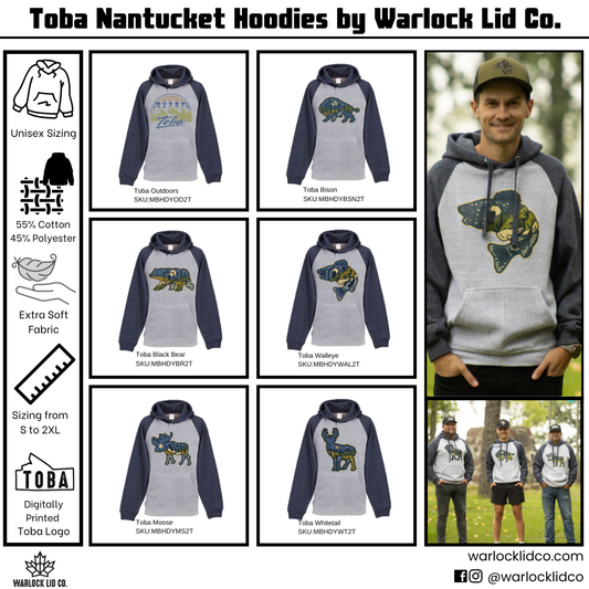 Toba Nantucket 2 Tone Hoodies