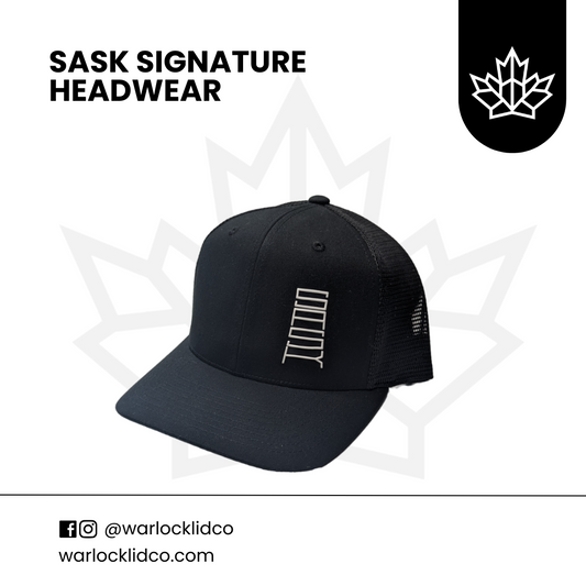 Sask Signature Snapback Hats | Warlock Lid Co