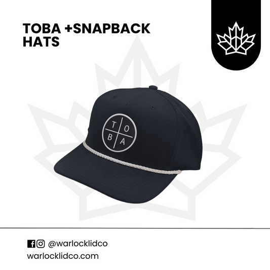 Toba + Snapback Hats  | Warlock Lid Co | Adjustable Trucker Cap