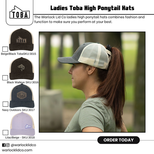 Toba Ladies High Ponytail Hats