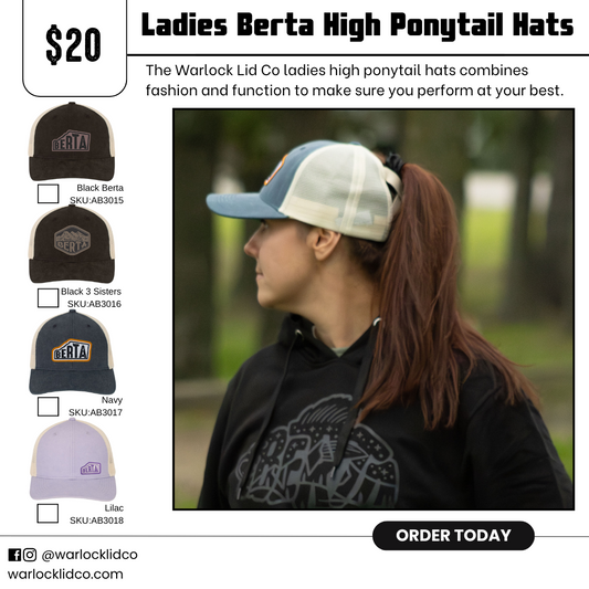 Berta Ladies  High Ponytail Hats