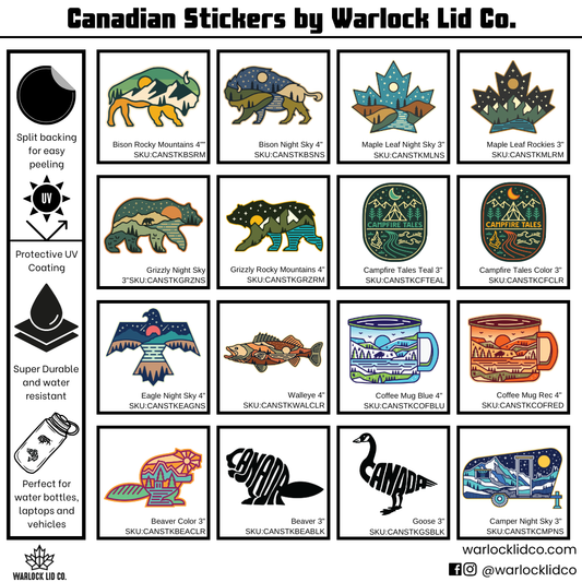 More Canadian Stickers
