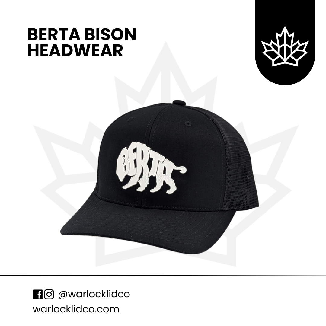 Berta Bison Headwear | Warlock Lid Co | Adjustable Snapback