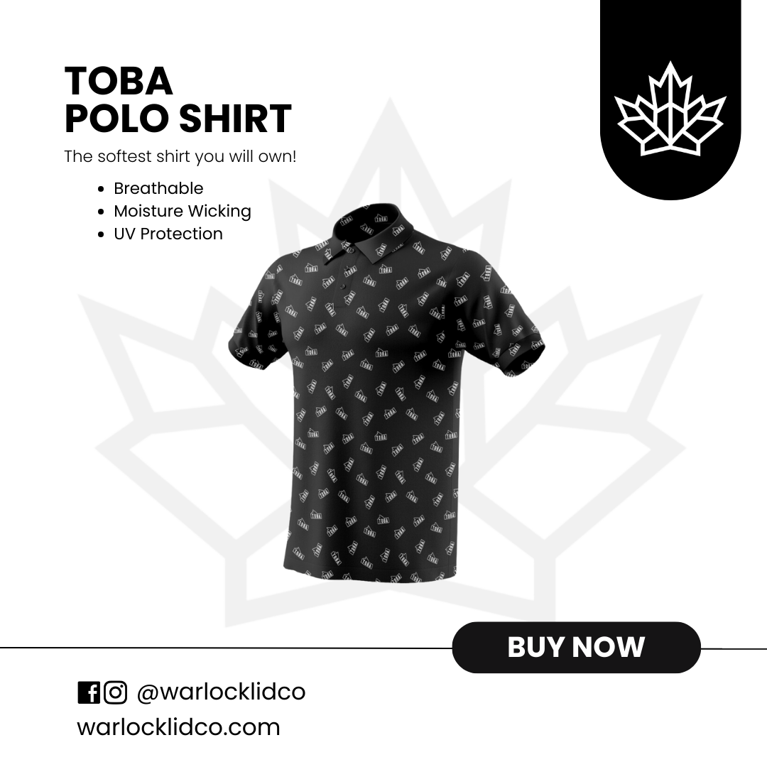Toba Polo Shirt | Warlock Lid Co | Golf Shirt