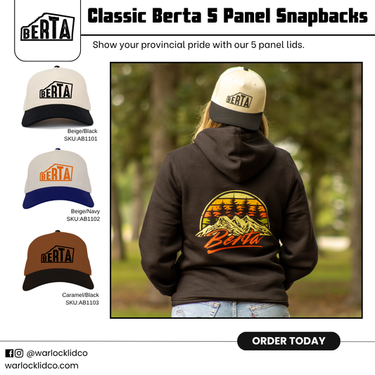 Berta Classic 5 Panel Hats