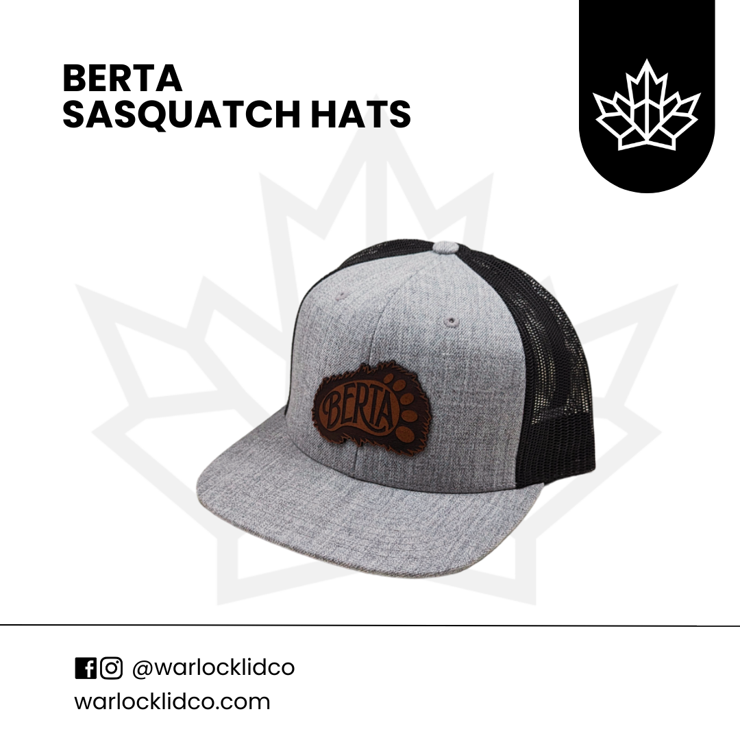 Berta Sasquatch Hats | Warlock Lid Co | Adjustable Snapback