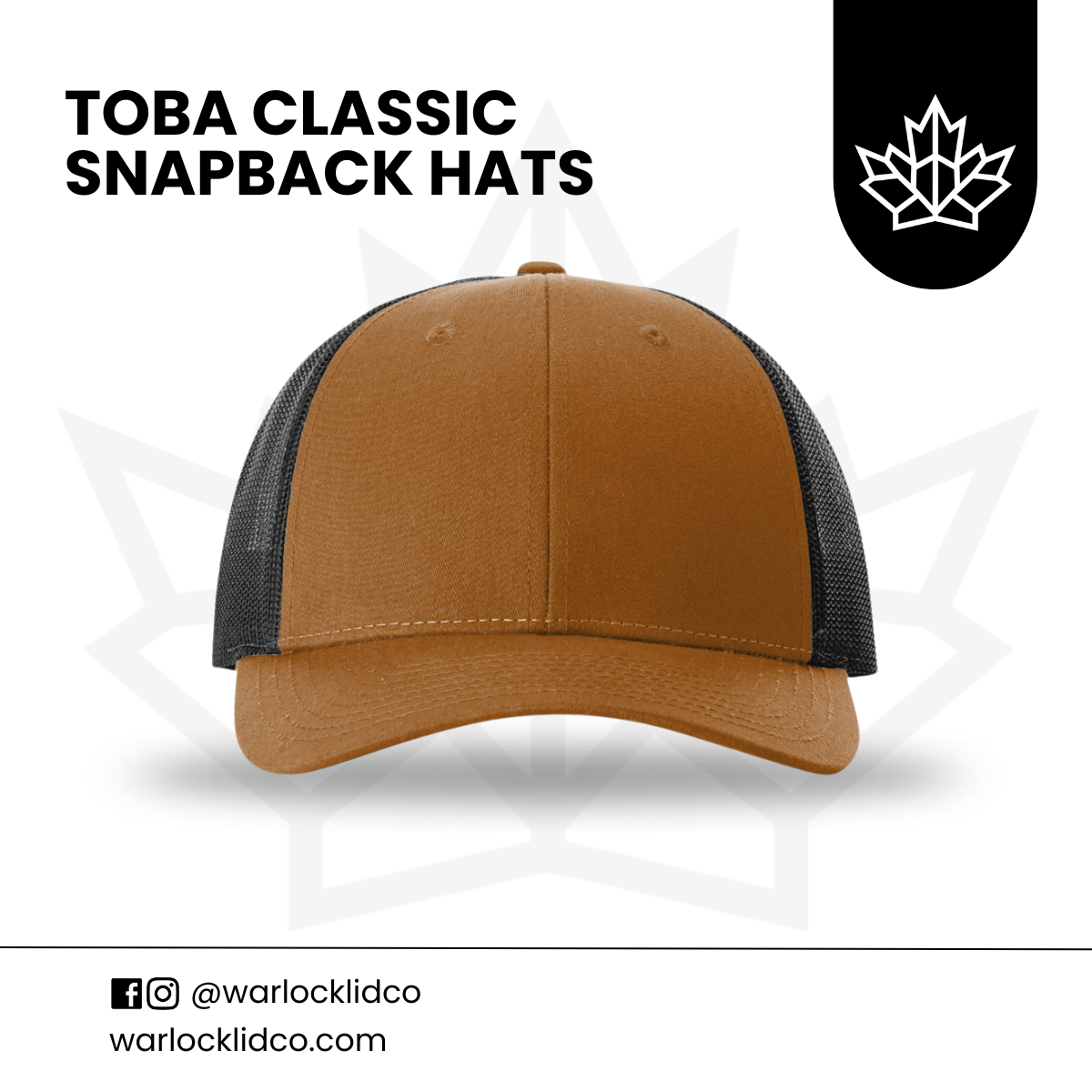 Toba Classic Snapback Hat-Copy