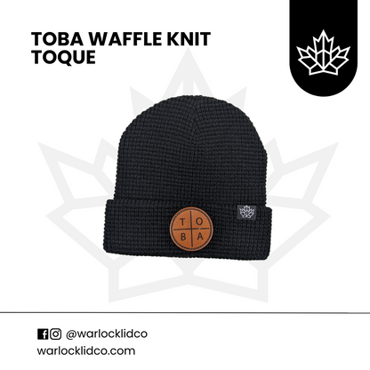 Toba Waffle Knit Toque | Warlock Lid Co | Canadian Beanie