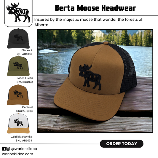 Berta Moose Headwear | Warlock Lid Co | Adjustable Snapback