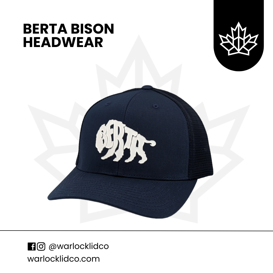 Berta Bison Headwear | Warlock Lid Co | Adjustable Snapback