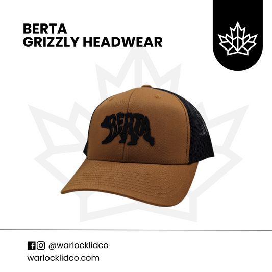 Berta Grizzly Headwear | Warlock Lid Co | Adjustable Snapback