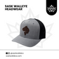 Sask Walleye Snapback Hats | Warlock Lid Co | Adjustable Leather Patch Hat