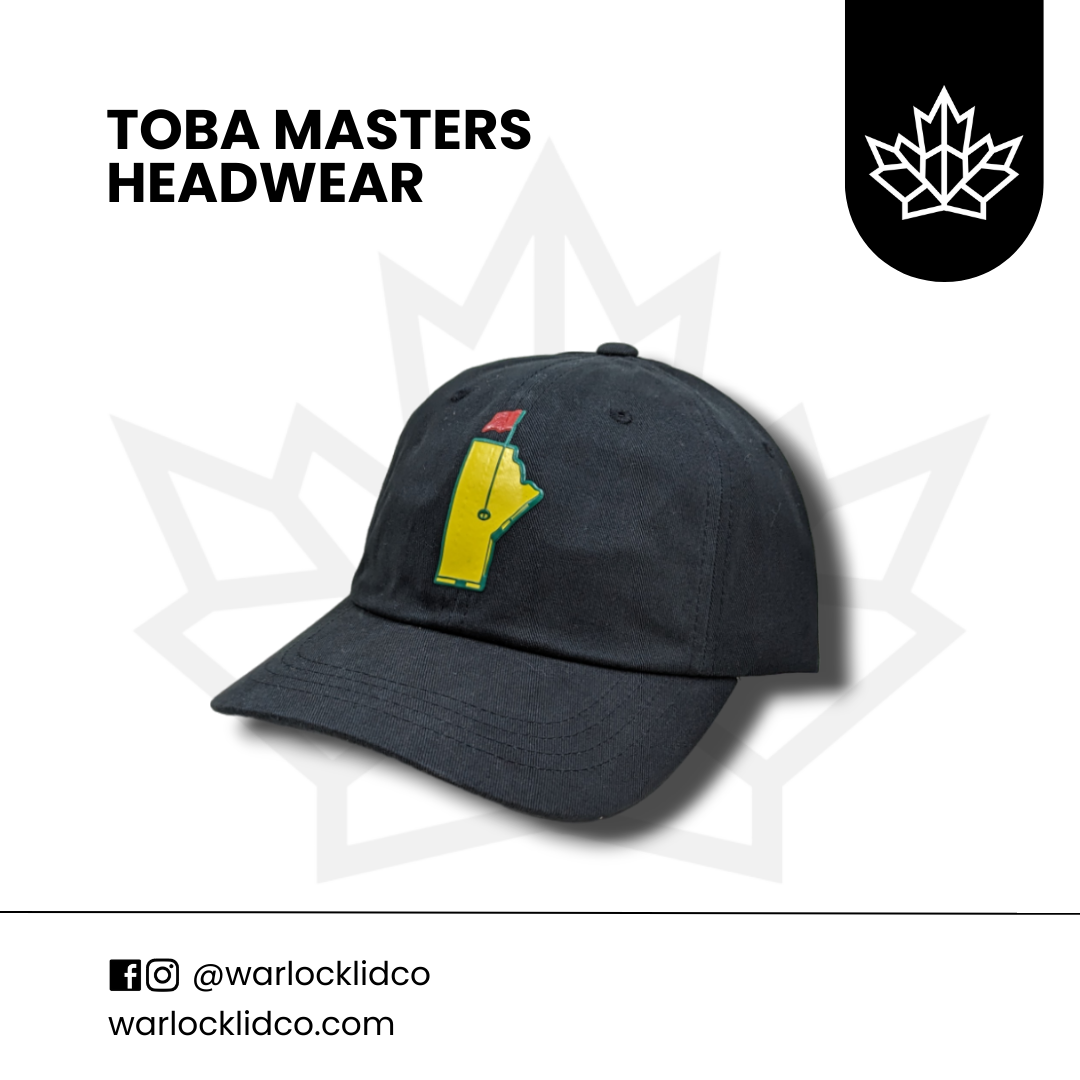Toba Masters Golf Hat | Warlock Lid Co | Adjustable | Flexfit